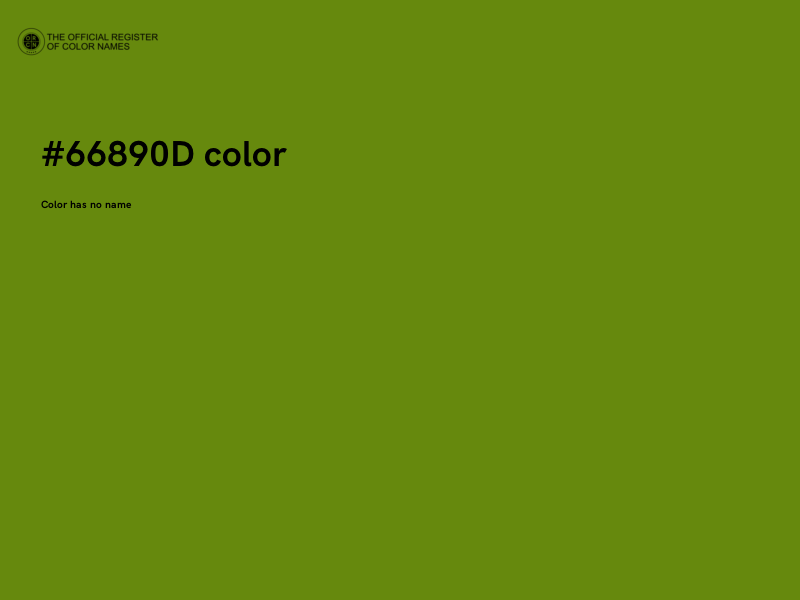 #66890D color image