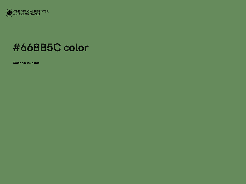 #668B5C color image