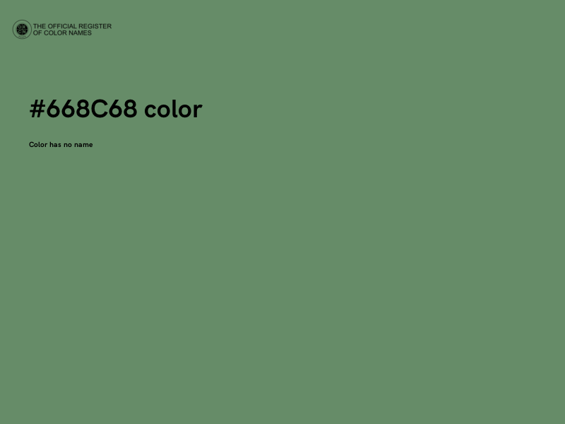 #668C68 color image