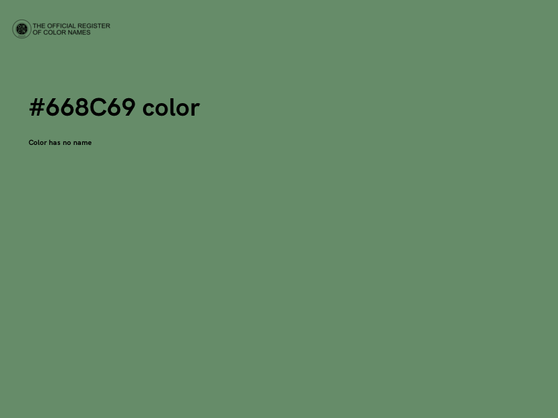 #668C69 color image