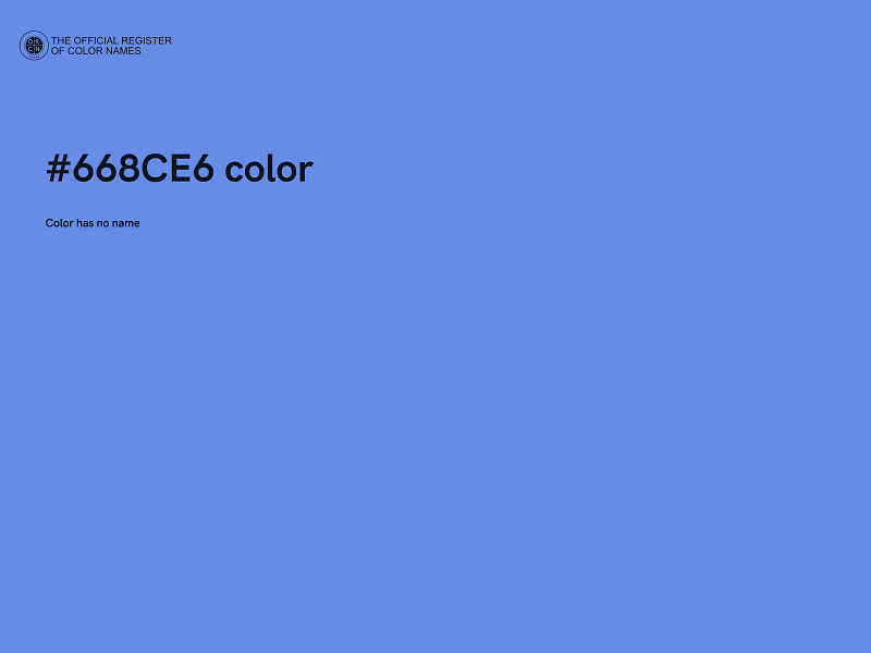 #668CE6 color image