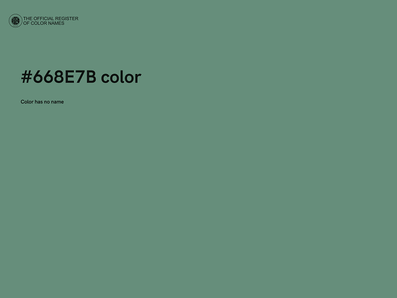 #668E7B color image