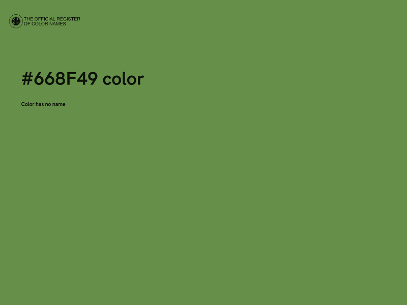 #668F49 color image