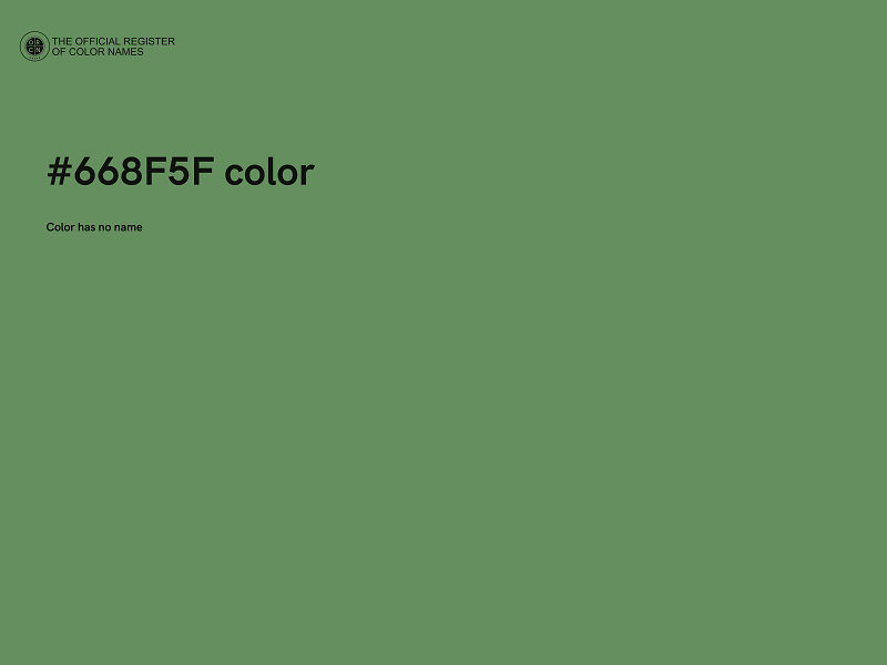 #668F5F color image