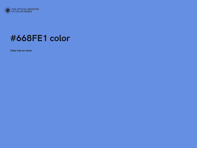 #668FE1 color image