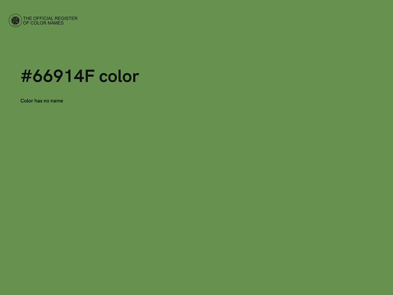 #66914F color image