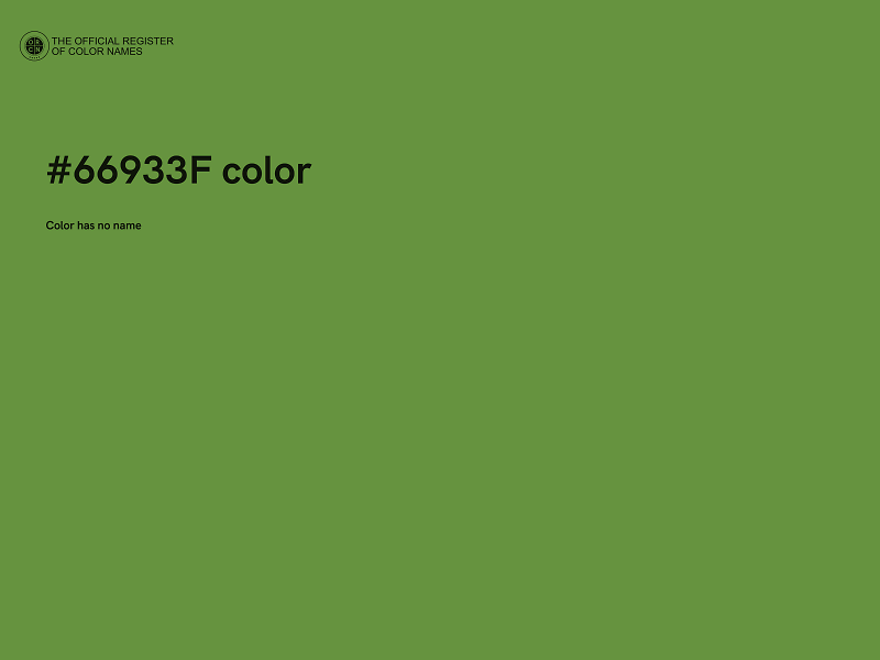 #66933F color image