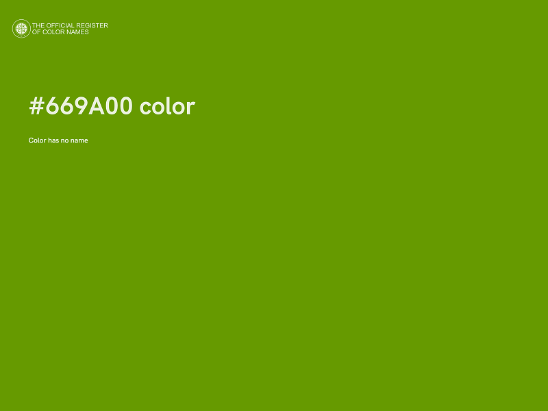 #669A00 color image