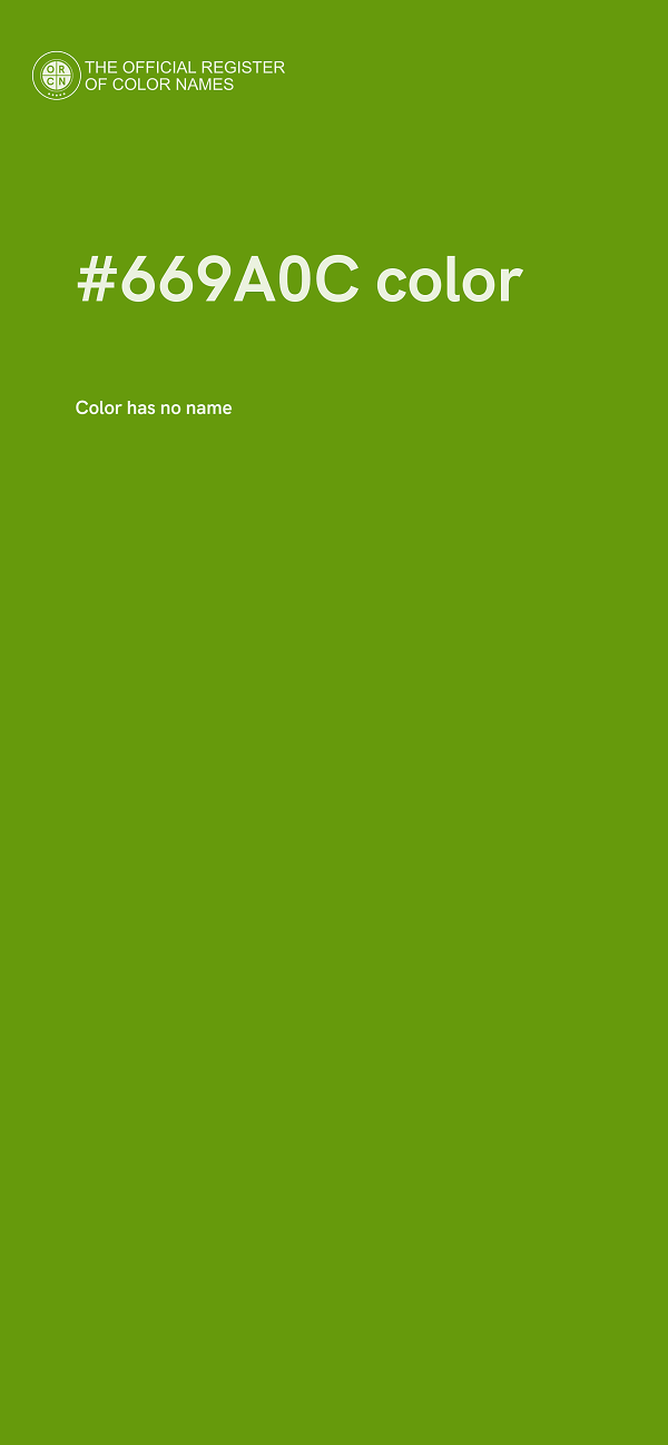 #669A0C color image