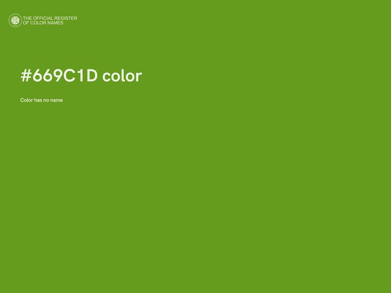 #669C1D color image