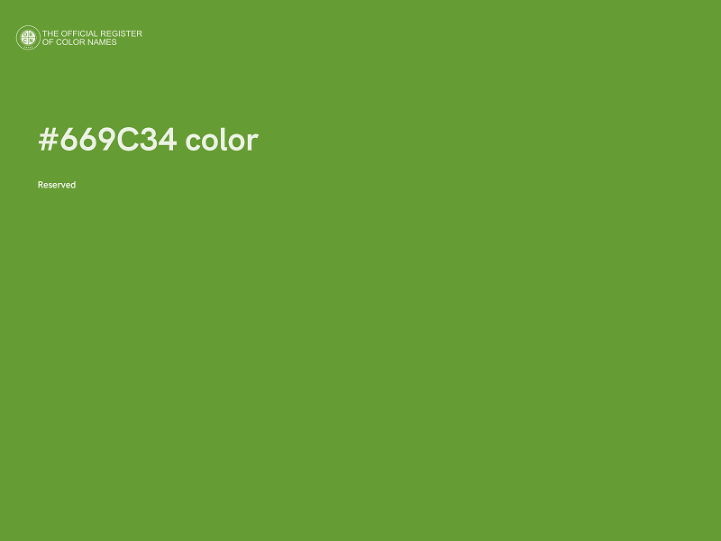 #669C34 color image