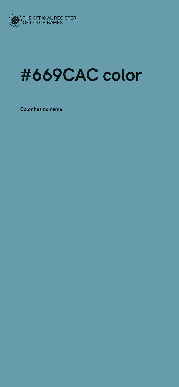 #669CAC color image