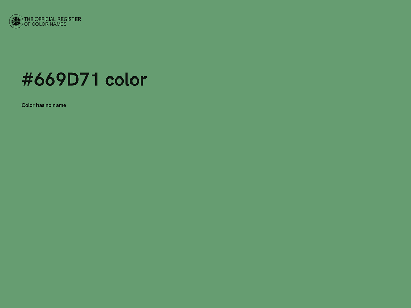 #669D71 color image