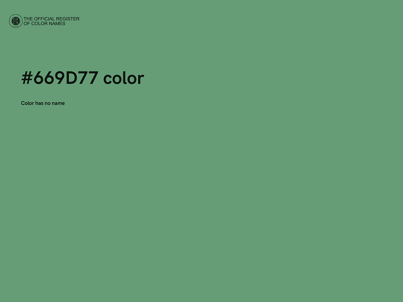 #669D77 color image