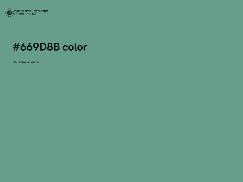 #669D8B color image