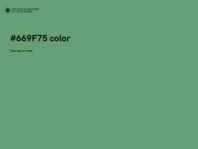 #669F75 color image