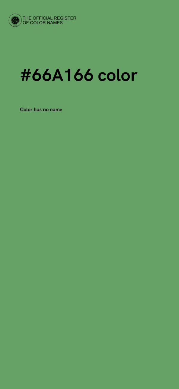 #66A166 color image
