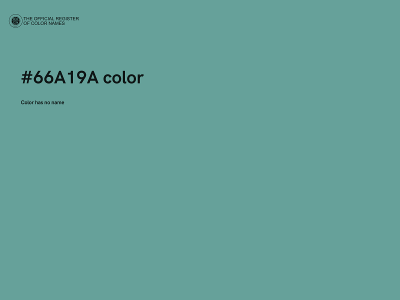 #66A19A color image