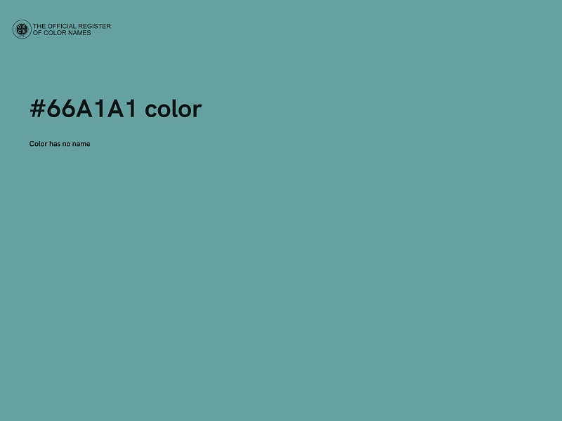 #66A1A1 color image