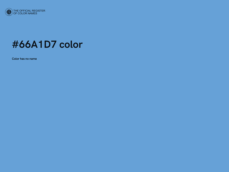 #66A1D7 color image