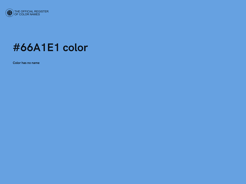 #66A1E1 color image