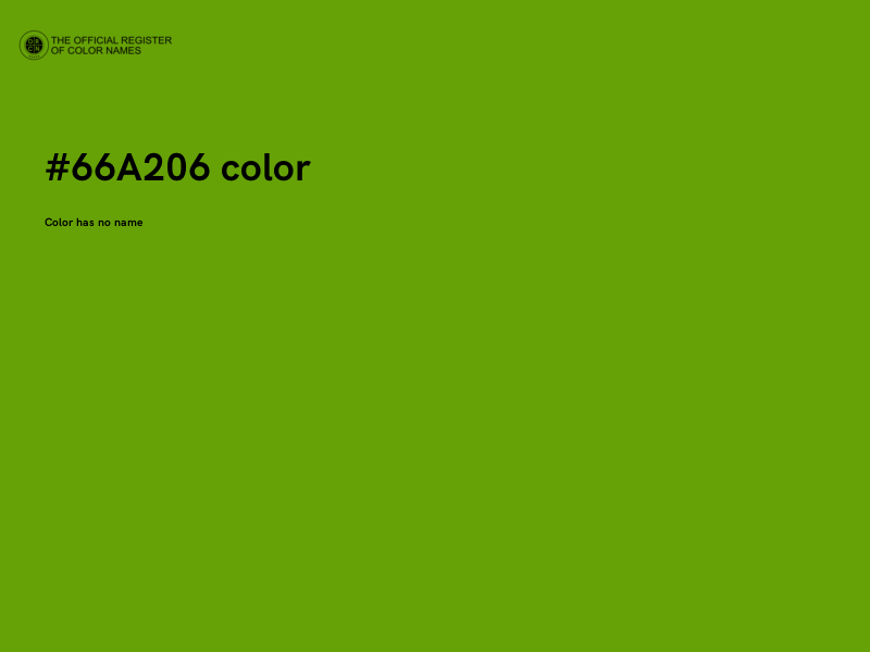#66A206 color image