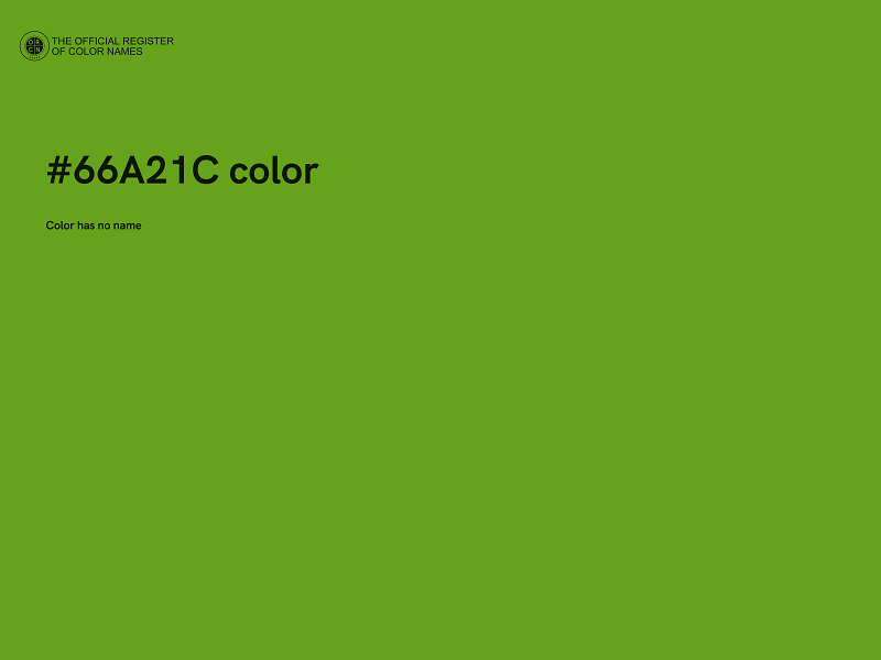 #66A21C color image