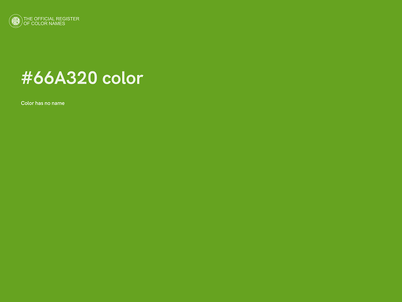 #66A320 color image