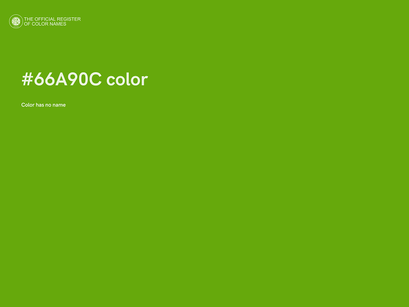 #66A90C color image