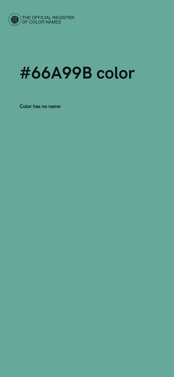 #66A99B color image
