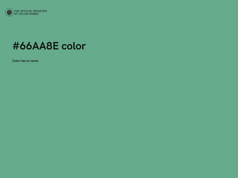 #66AA8E color image