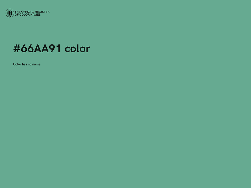 #66AA91 color image