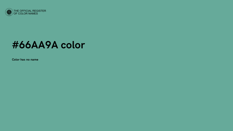 #66AA9A color image