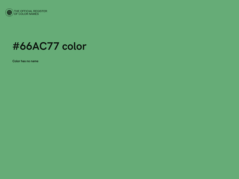 #66AC77 color image