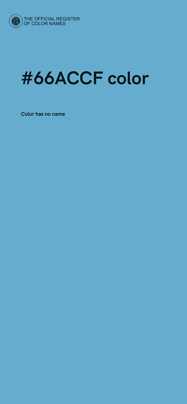 #66ACCF color image