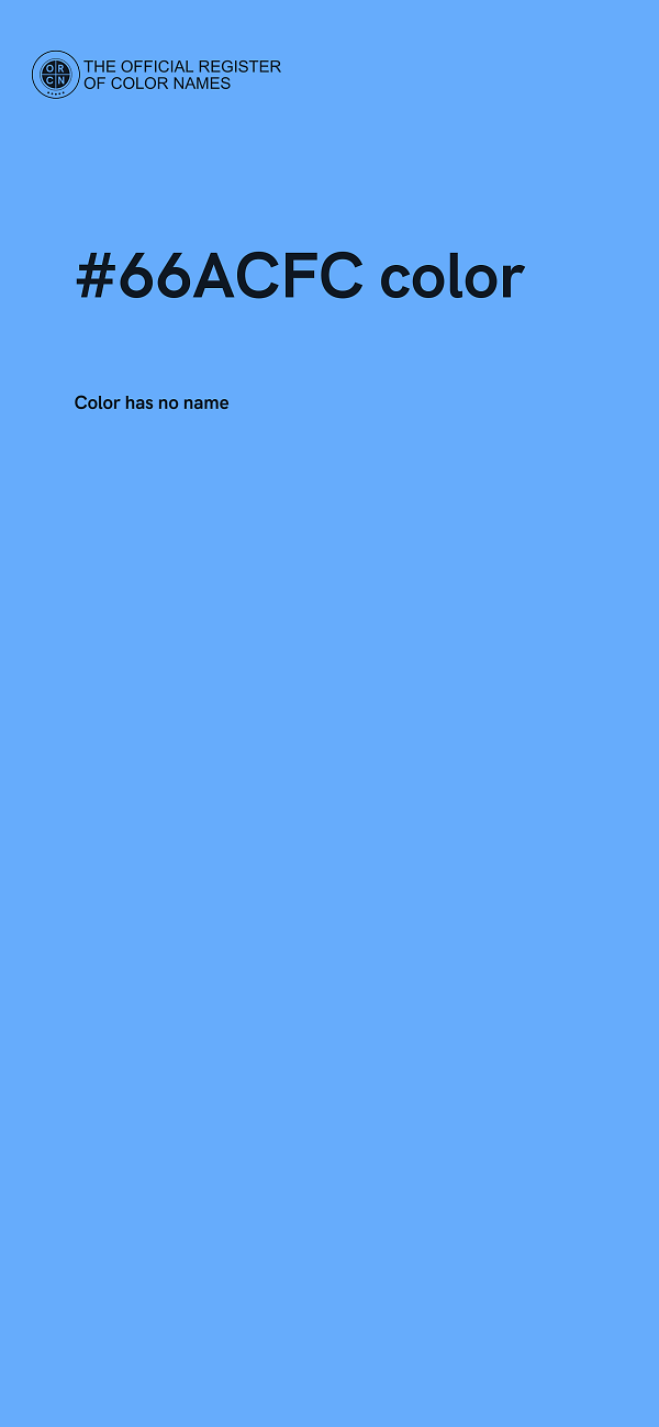 #66ACFC color image