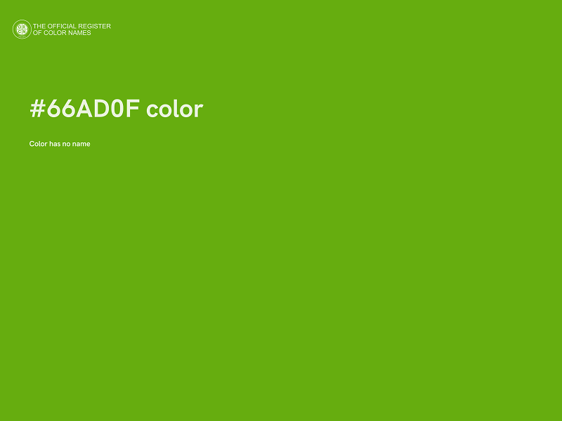 #66AD0F color image
