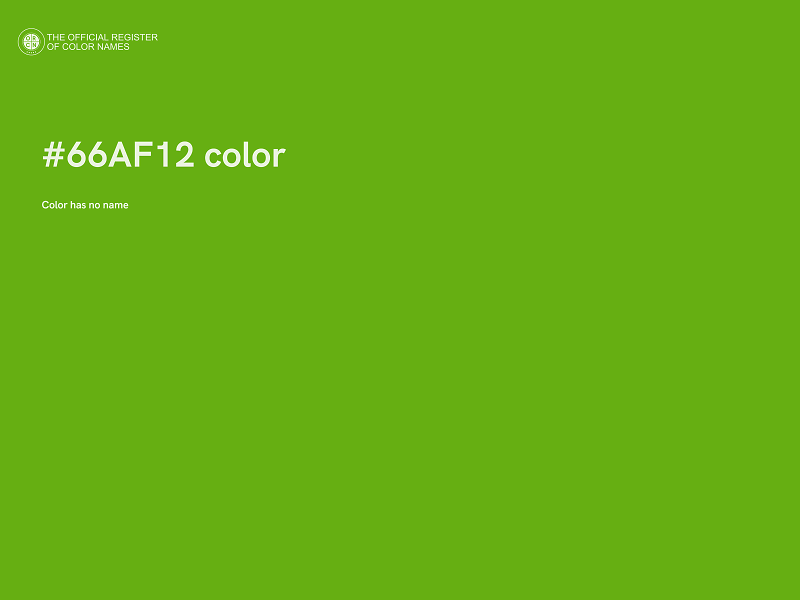 #66AF12 color image