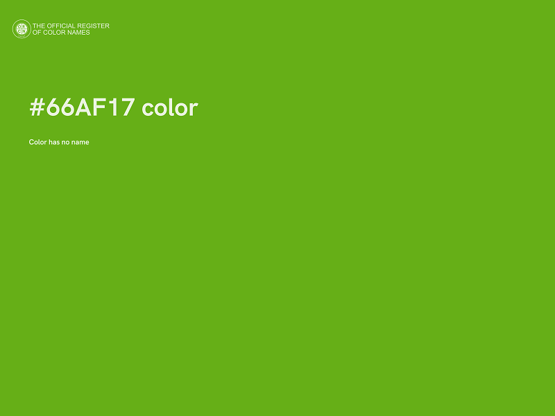 #66AF17 color image