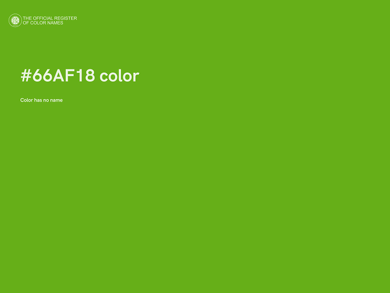 #66AF18 color image