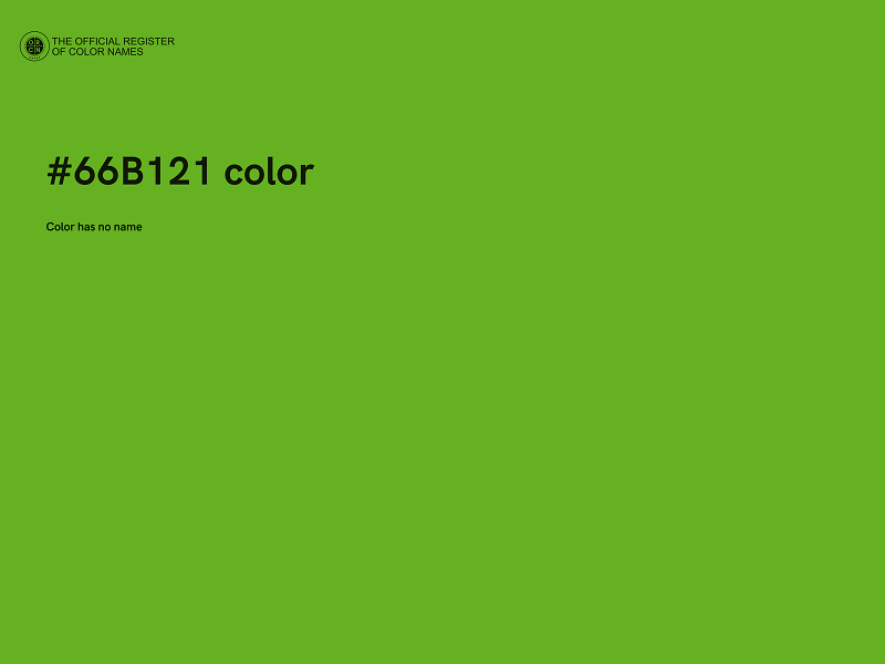 #66B121 color image