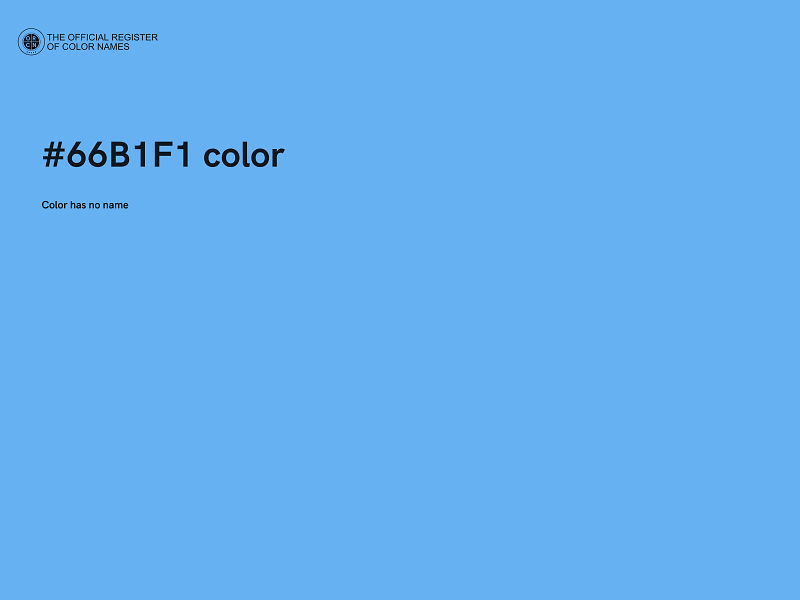 #66B1F1 color image