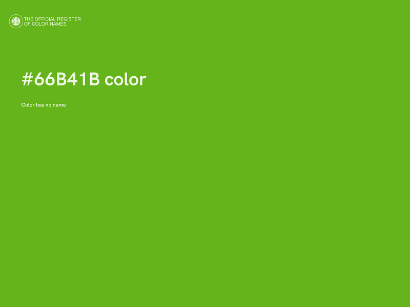 #66B41B color image