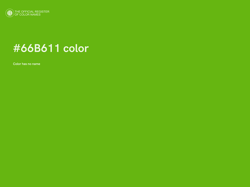 #66B611 color image