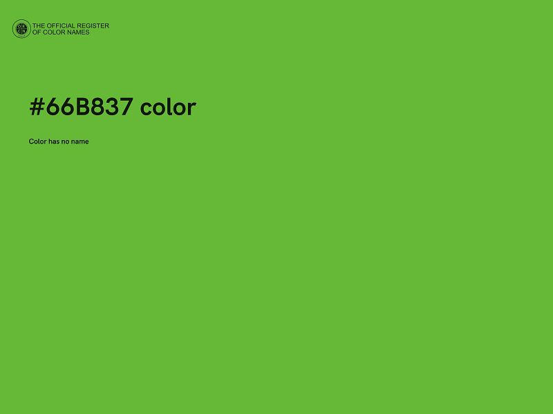 #66B837 color image