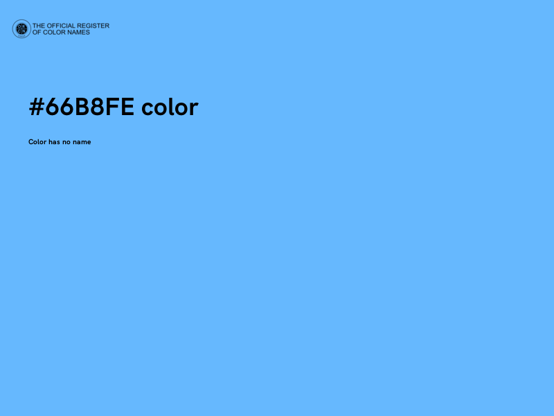 #66B8FE color image