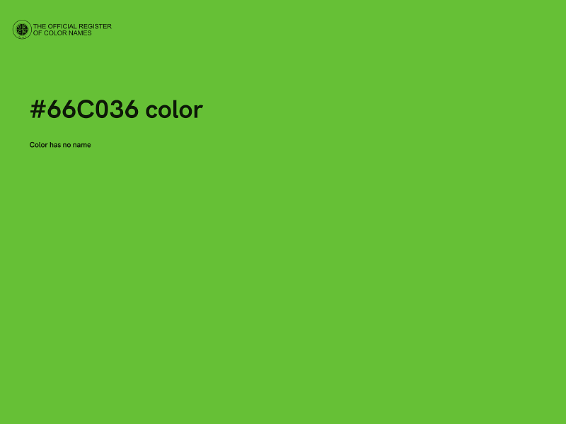 #66C036 color image