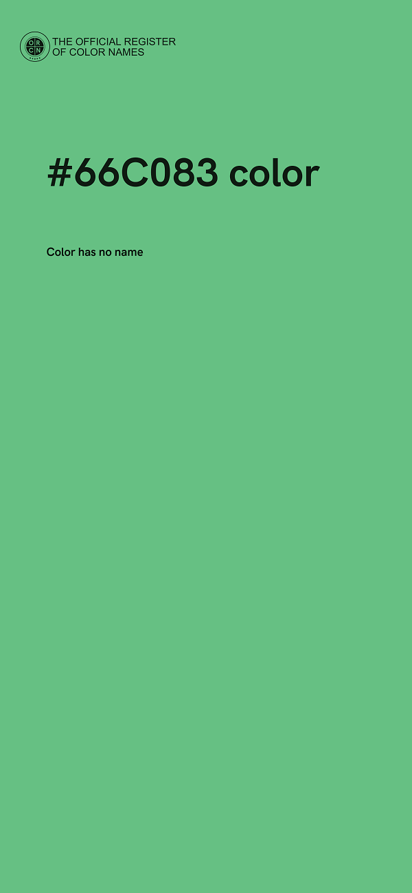 #66C083 color image