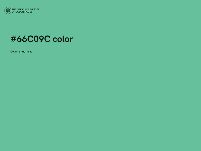 #66C09C color image