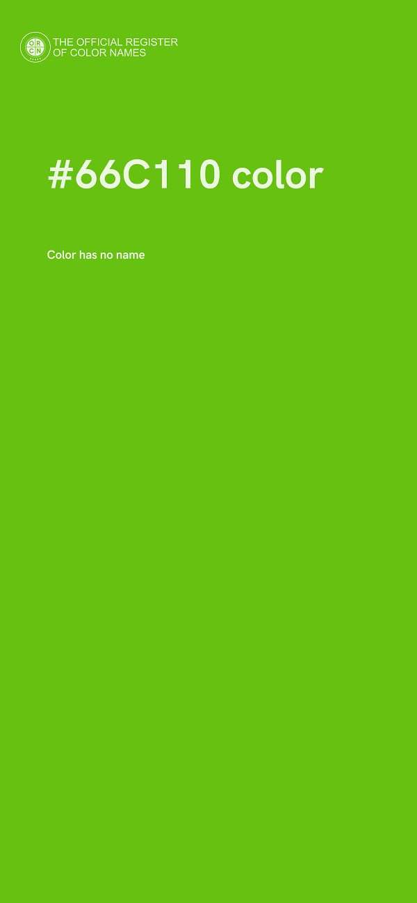 #66C110 color image